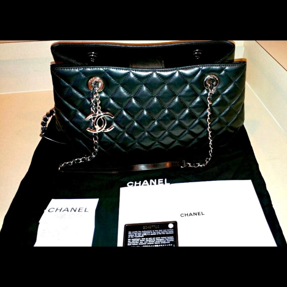 Authentic CHANEL Quilted Shoulder Bag